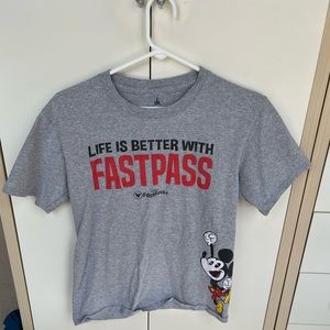 Disney fastpass tshirt